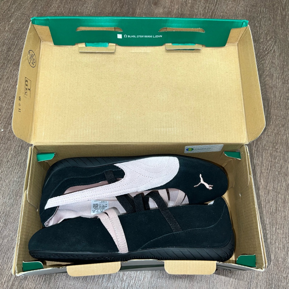 Puma speedcat ballet pink & black